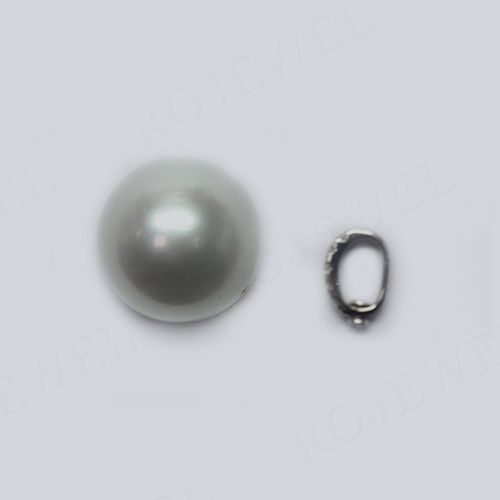 珍珠吊墜斷裂補(bǔ)做金屬針扣