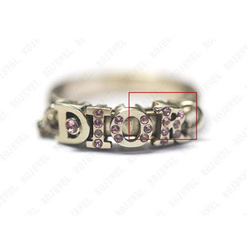 迪奧（Dior）戒指補(bǔ)水晶