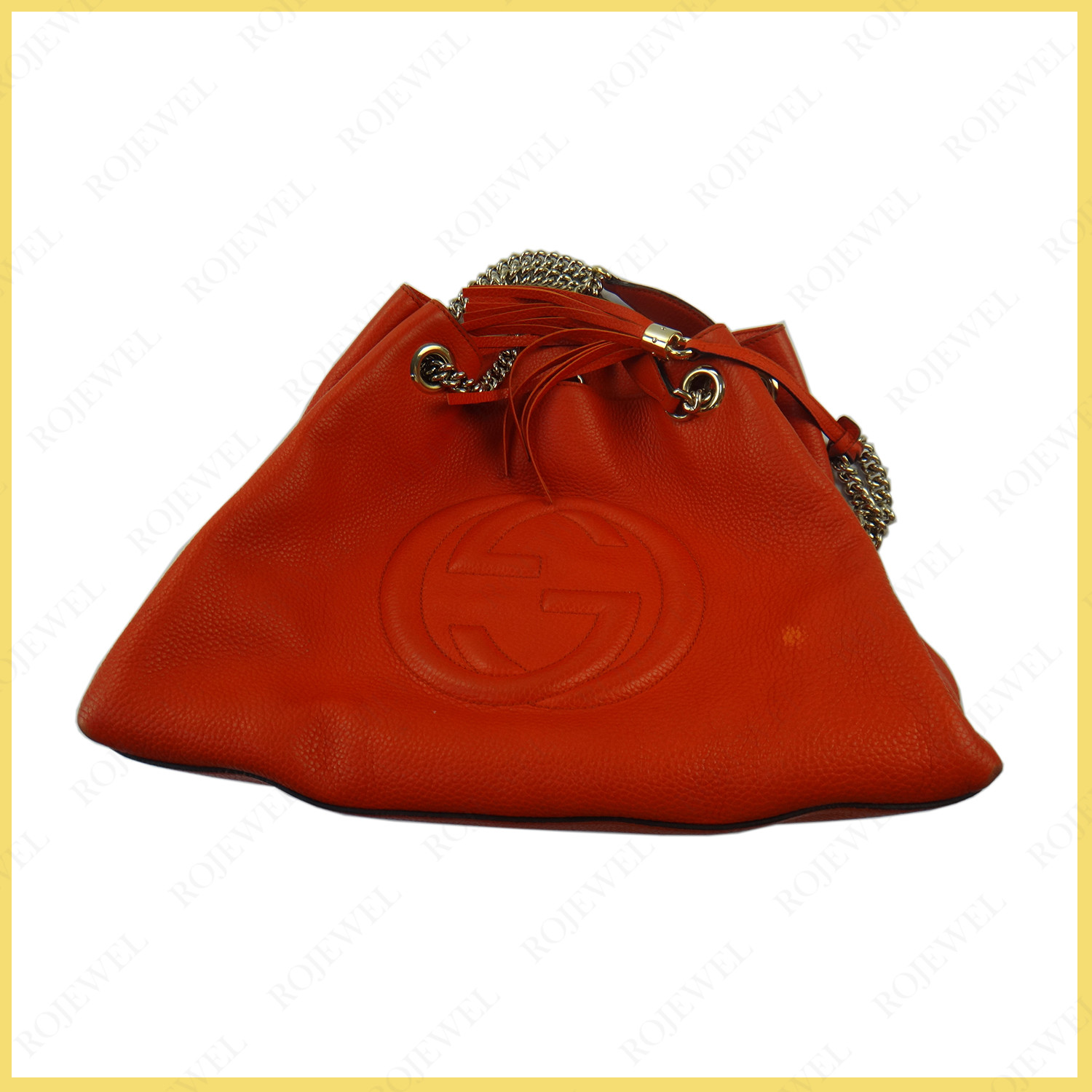 古馳（Gucci）包面發(fā)白處補(bǔ)色修復(fù)