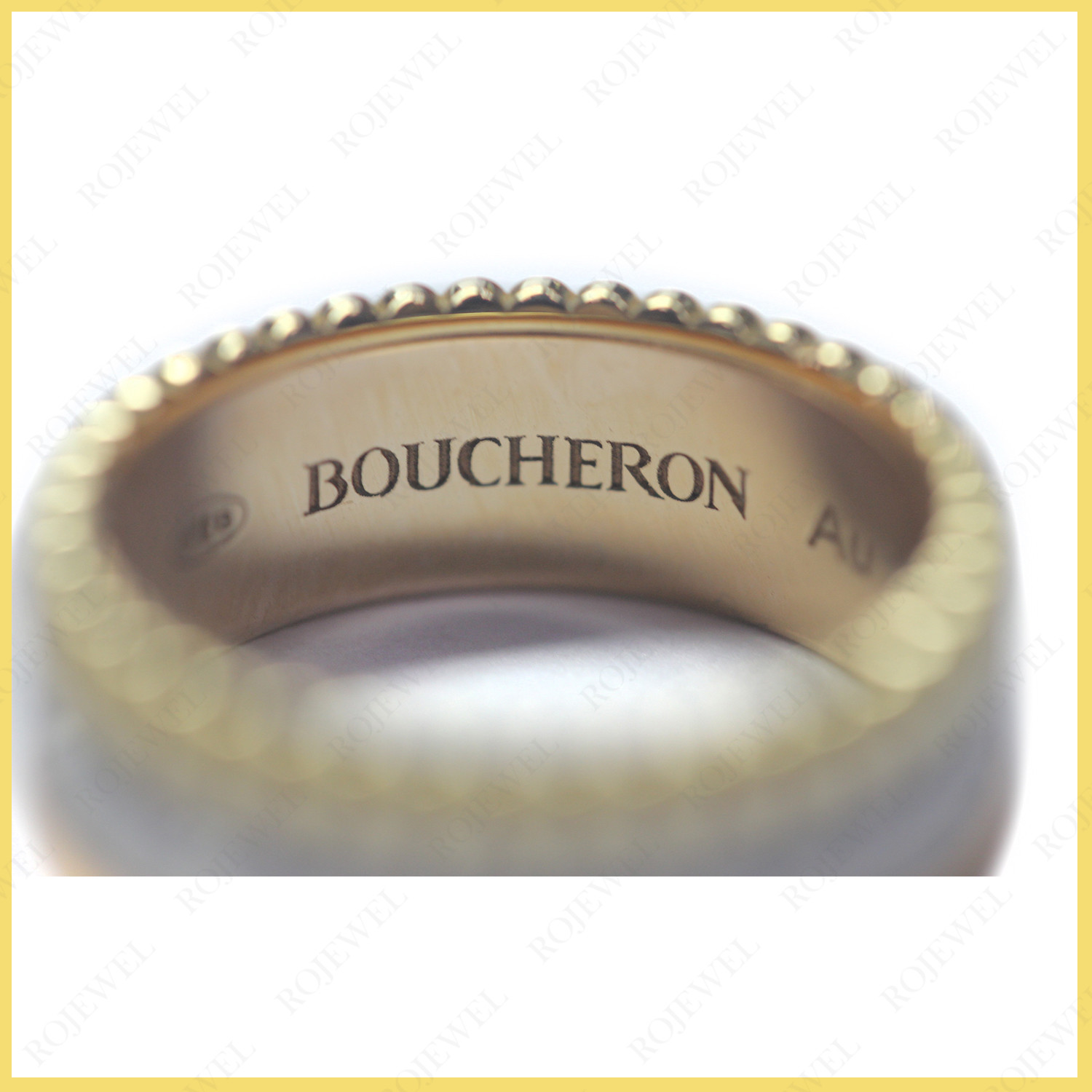 寶詩龍（Boucheron）戒指墊圈改小修復(fù)