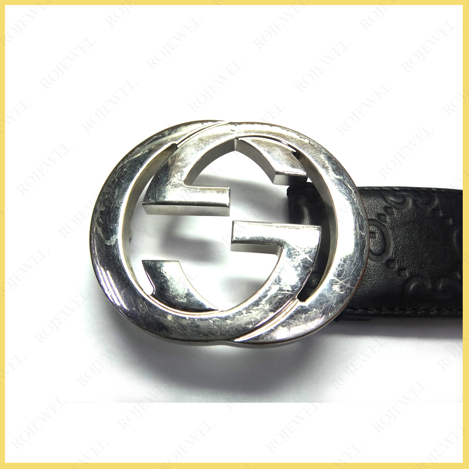 古馳（Gucci）皮帶頭拋光翻新修復(fù)