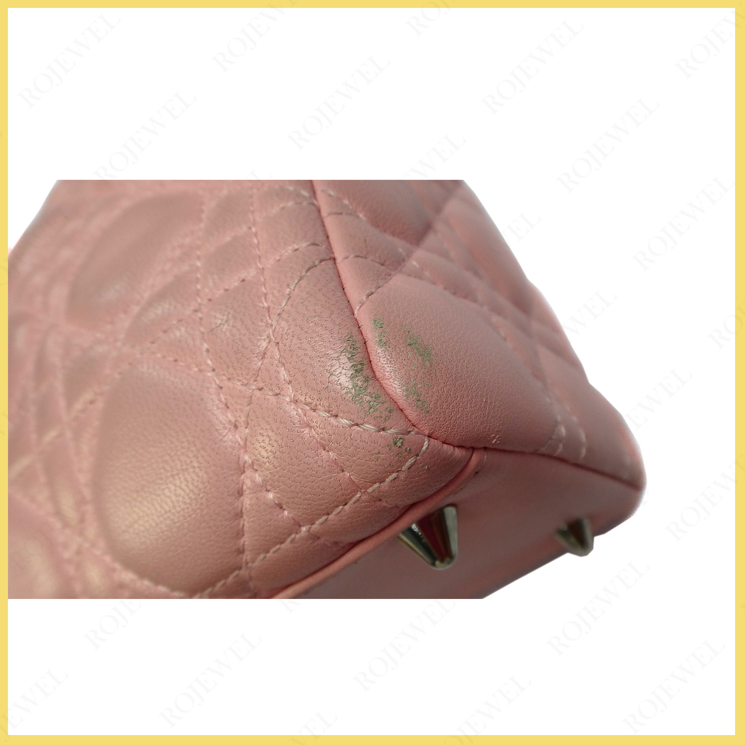 迪奧（Dior）包包清潔補(bǔ)色更換手柄前后對比